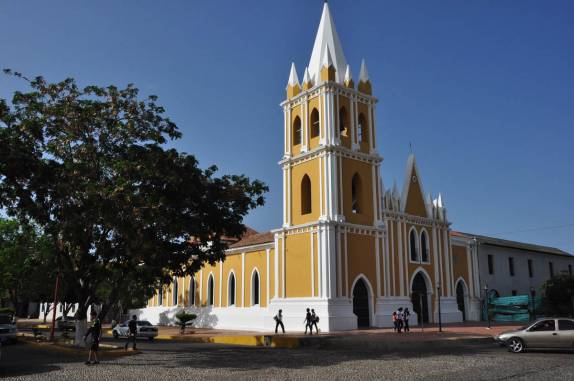Uma das muitas igrejas de Coro, cidade histórica no noroeste da Venezuela